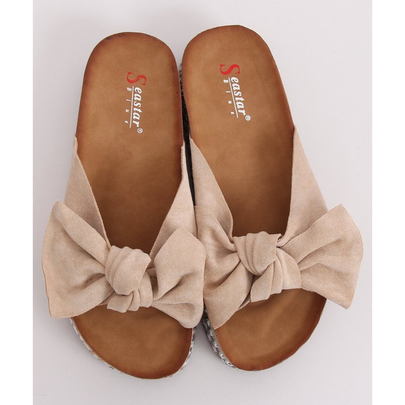 Pantofole da donna beige LK29P Beige 1