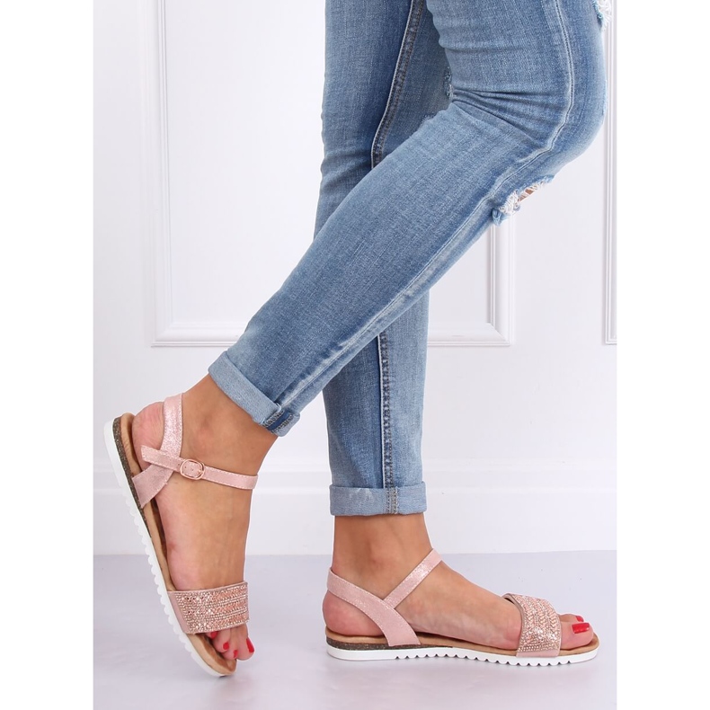 Sandali rosa da donna HT-69 Pink 2