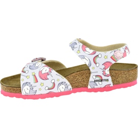 Birkenstock Rio Plain Bfdd Kids 1015620 sandali rosa 1