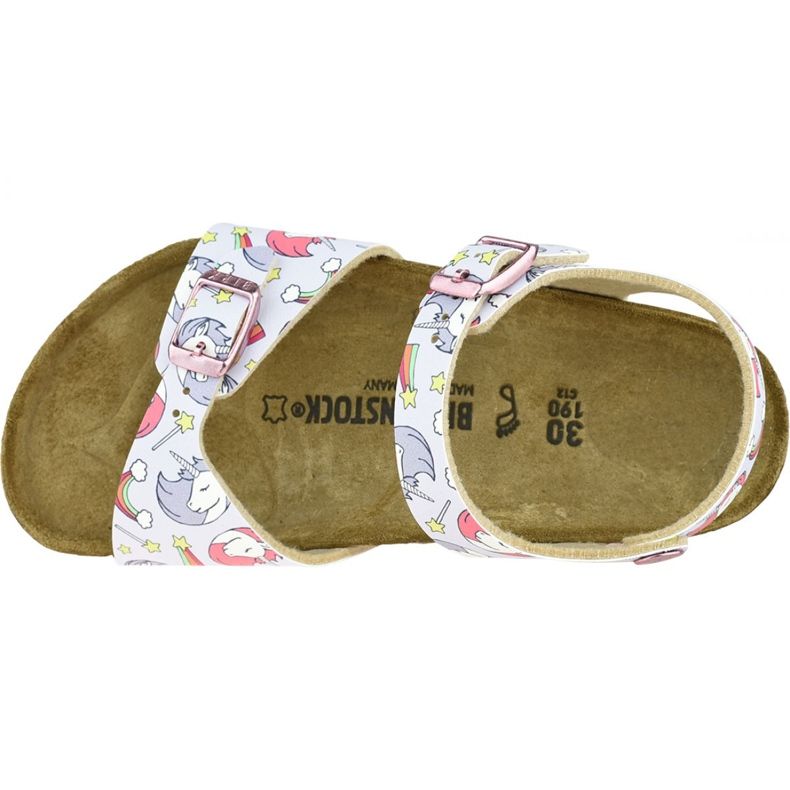 Birkenstock Rio Plain Bfdd Kids 1015620 sandali rosa 2