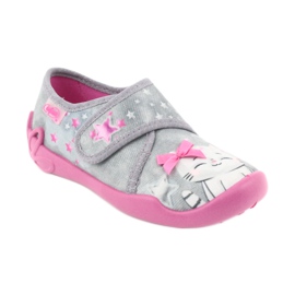 Scarpe per bambini Befado 122X002 rosa grigio 1