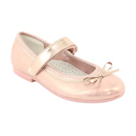 Ballerine Golden Rose con fiocco American Club GC02 rosa d'oro 1