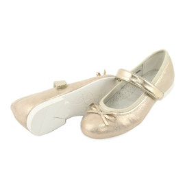 Ballerine dorate con fiocco American Club GC03 / 20 d'oro 4