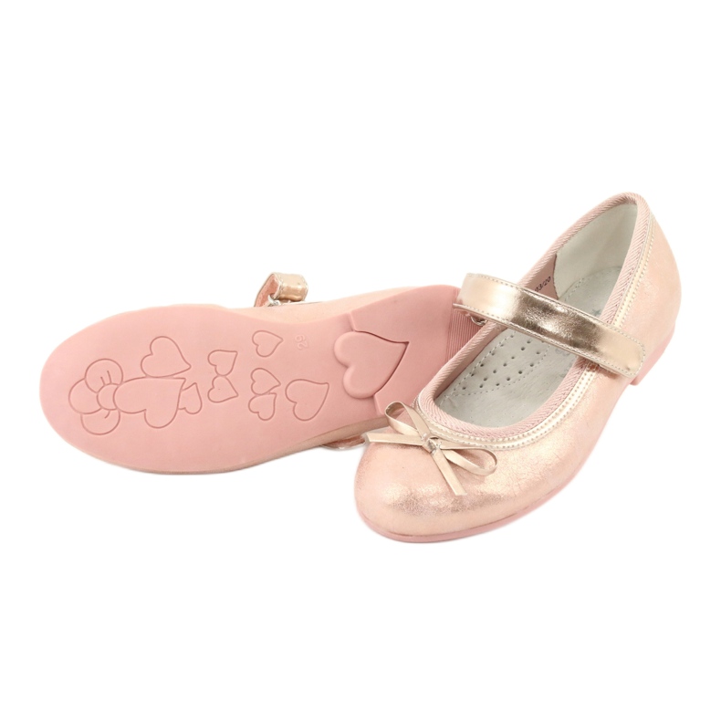 Golden Rose Ballerine con fiocco American Club GC03 / 20 rosa giallo 4