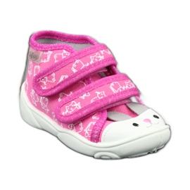 Scarpe per bambini Befado arancione 212P066 bianco rosa grigio 2