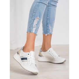 Filippo Scarpe sportive in pelle bianca 2