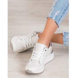 Filippo Scarpe sportive in pelle bianca 1