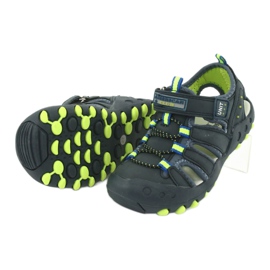 American Club DR04 / 20 sandali bambino blu navy verde 3