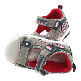 American Club Sandals Boys grigio 4