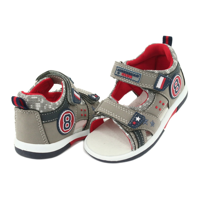 American Club Sandals Boys grigio 2