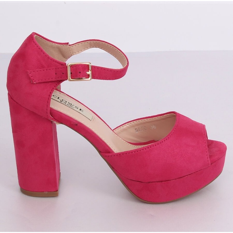 Fucsia 9R56 Sandali tacco pesca rosa 2