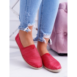 NEWS Espadrillas rosse con glitter da donna di Emmera rosso 2