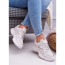 BUGO Scarpe Sportive Donna Beige Glitter Winchester 2