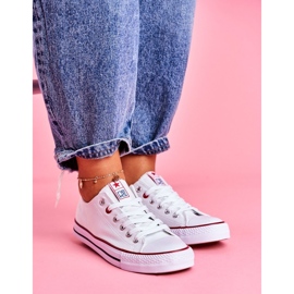 Sneakers da donna bianche da flamenco bianco 2