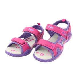 Sandali da bambina American Club HL17 / 19 viola 2