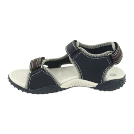 Sandals Sports Sports Leather Insert American Club RL19/19 Navy/Grey arancia 1