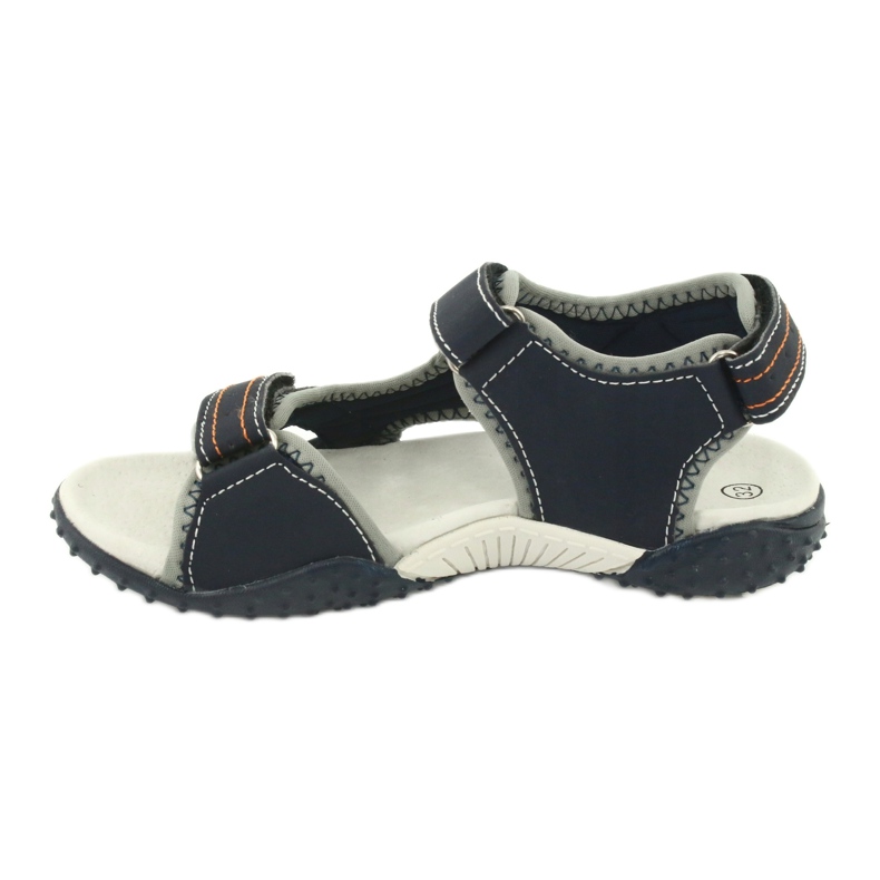 Sandals Sports Sports Leather Insert American Club RL19/19 Navy/Grey arancia 1