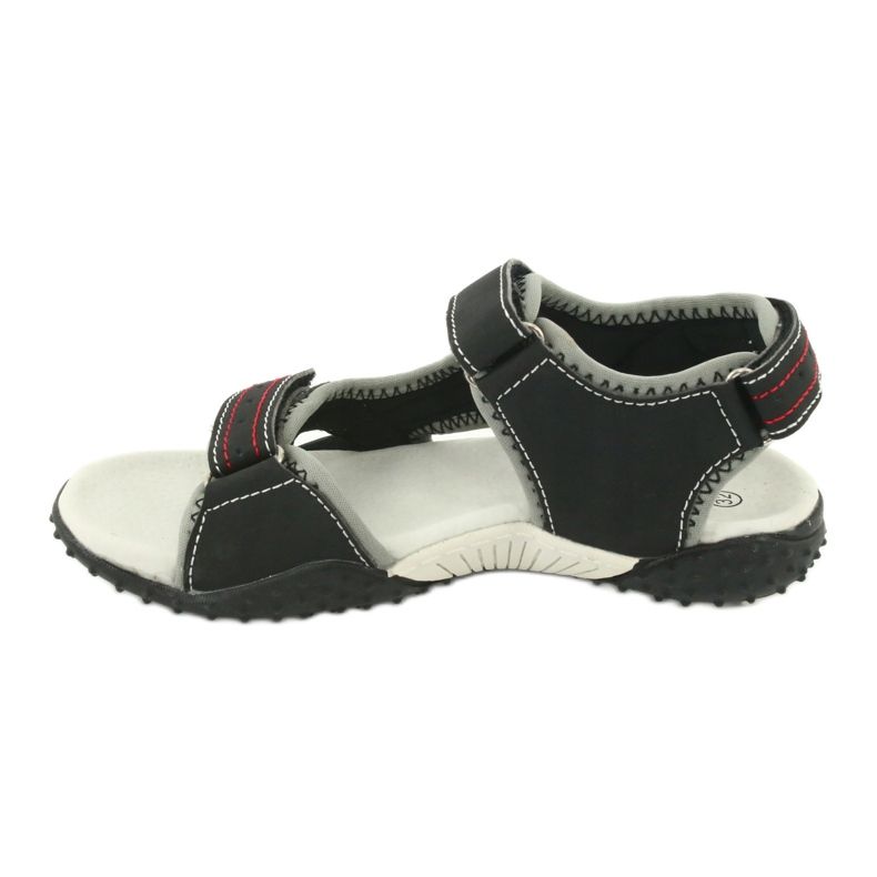 Sandali sportivi da bambino American Club RL19/19, colore nero/grigio 1