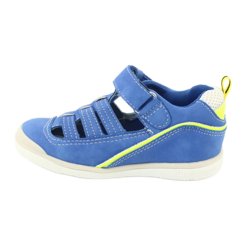 American Club Boys sandals in pelle inserisci gc12/20 blu 1