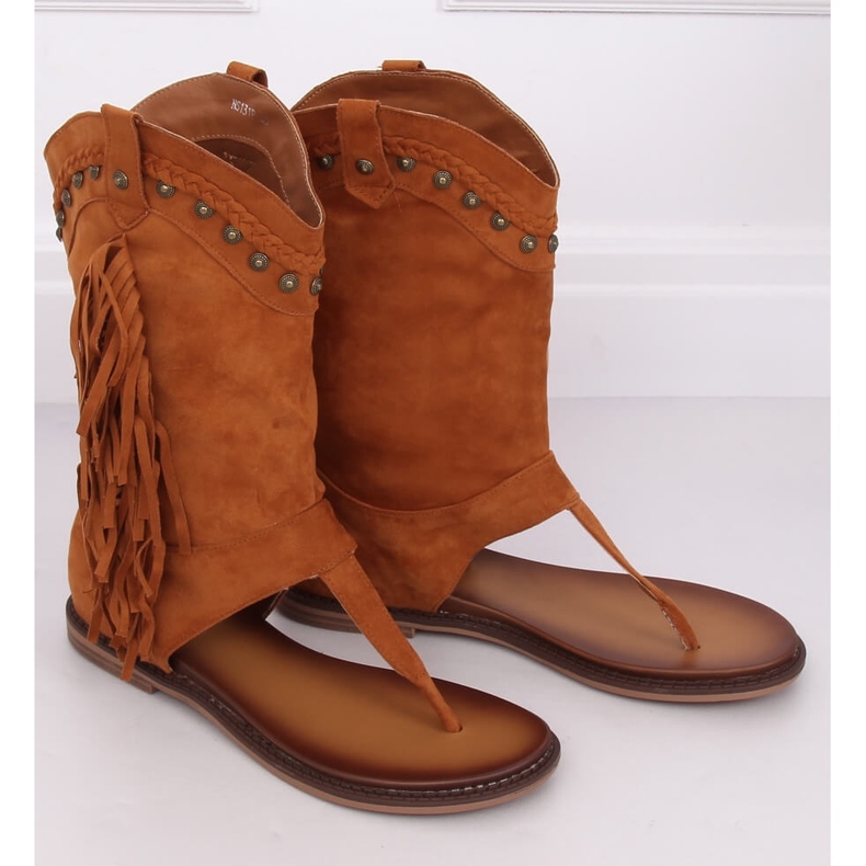 Infradito cammello NS131P Camel marrone 2