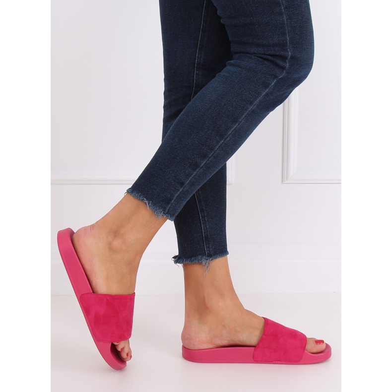 Ciabatte fucsia semplici CK98 Fucsia rosa 1