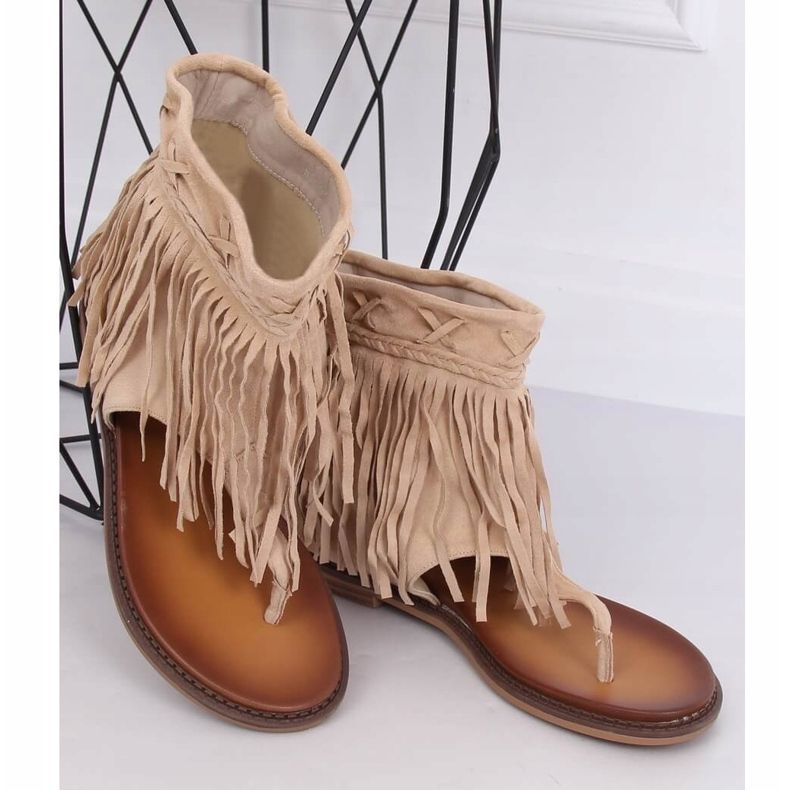 Infradito beige con tomaia NS129P Beige 1