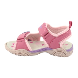 American Club American HL17/19 Sandali da ragazza rosa-viola 1