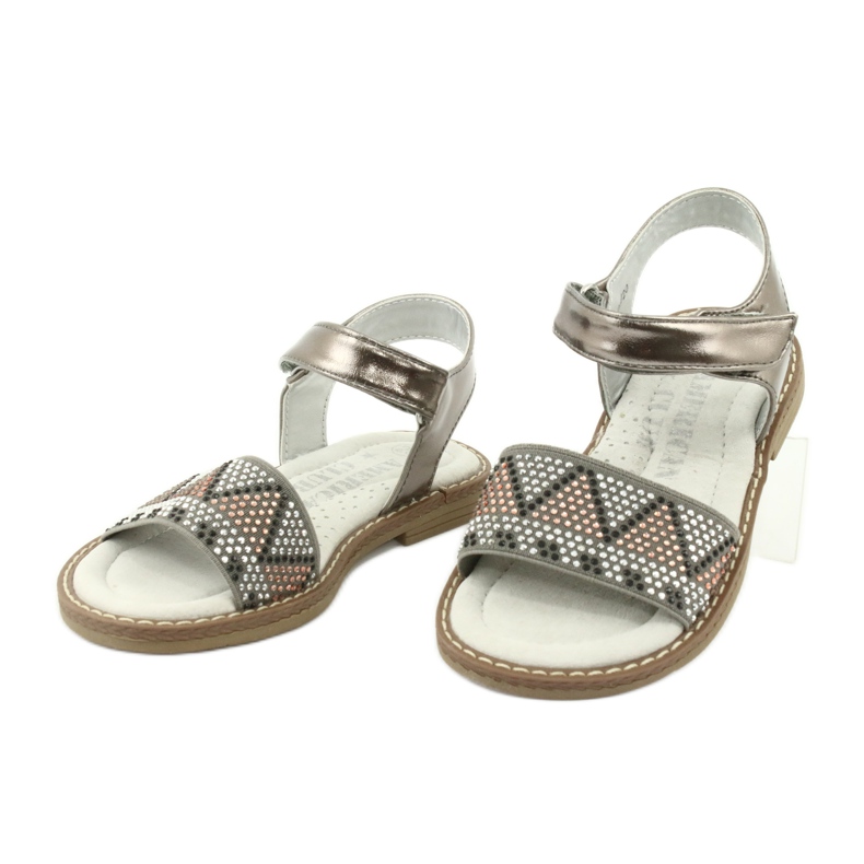 American Club Sandali ragazze argento 3