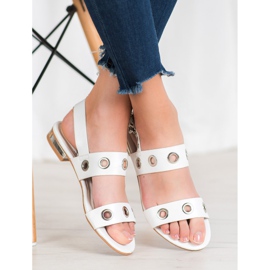 Kylie Sandali bianchi casual bianco 1