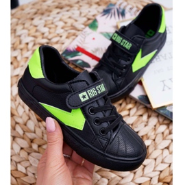 Scarpe Bambini Sneakers Big Star Con Velcro Nero FF374121 2