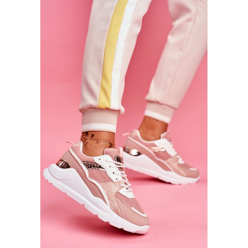 SEA Scarpe sportive da donna Sneakers Bianco e Rosa Martina 1