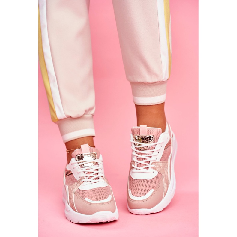 SEA Scarpe sportive da donna Sneakers Bianco e Rosa Martina bianca 2
