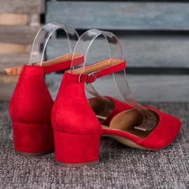 Small Swan Pompe alla moda rosso 1