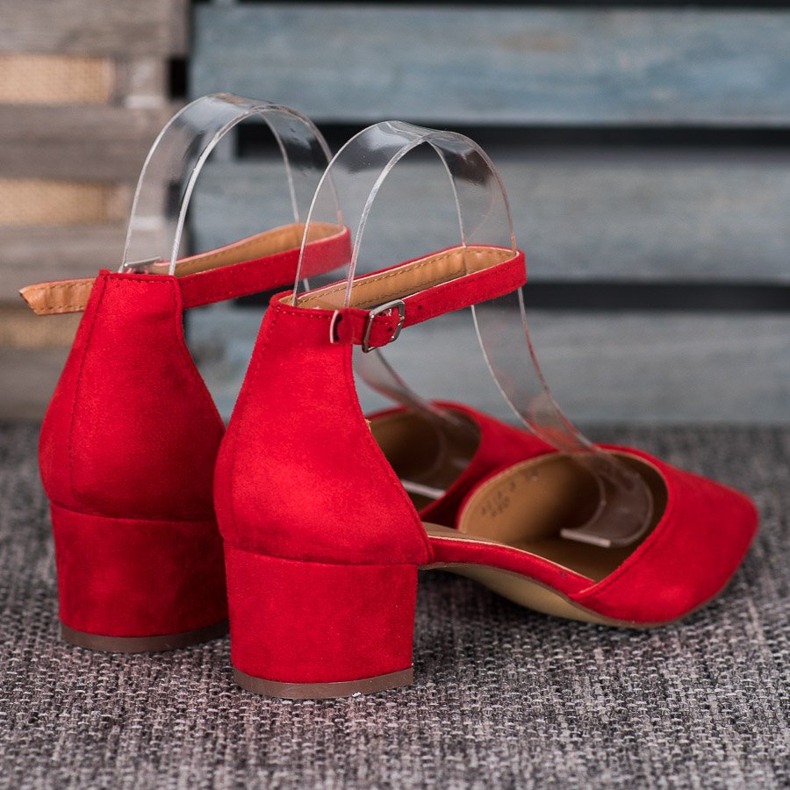 Small Swan Pompe alla moda rosso 1