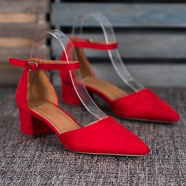 Small Swan Pompe alla moda rosso 2