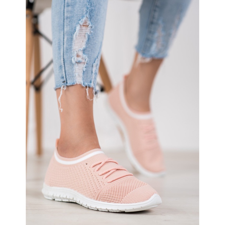 Bella Paris Scarpe sportive slip-on rosa 2