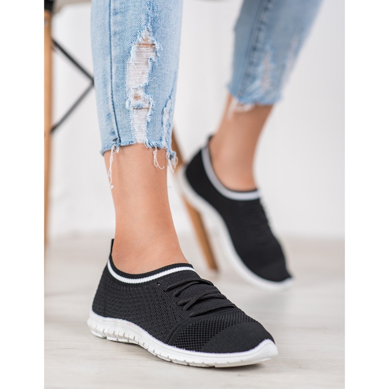 Bella Paris Scarpe sportive slip-on nero 1