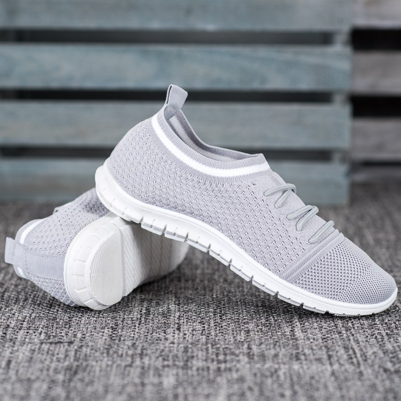 Bella Paris Scarpe sportive slip-on grigio 1