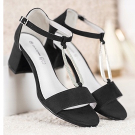 Goodin Sandali eleganti con tacco alto nero 1