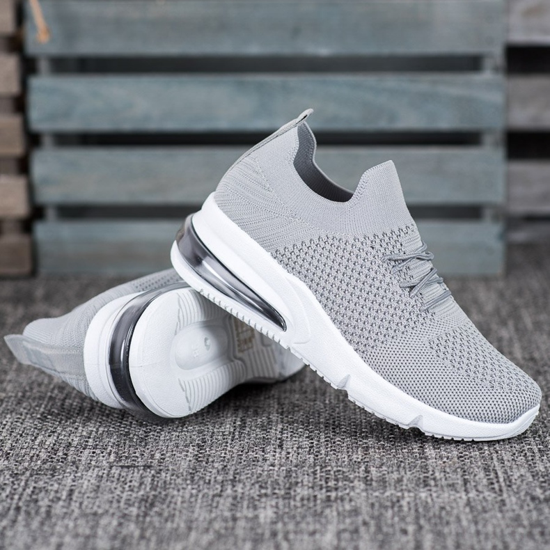 Sweet Shoes Scarpe sportive in tessuto grigio 1