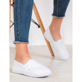 SHELOVET Slipons Bianchi In Cuori bianca 1