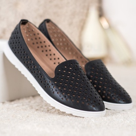 Renda Signori alla moda con i cristalli nero 1