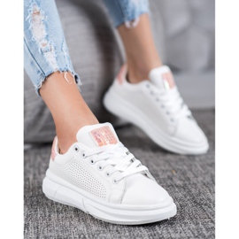 SHELOVET Scarpe sportive bianche bianca 2
