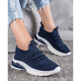 Bella Paris Sneakers traforate blu 1