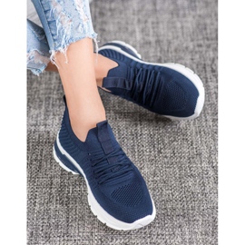 Bella Paris Sneakers traforate blu 2