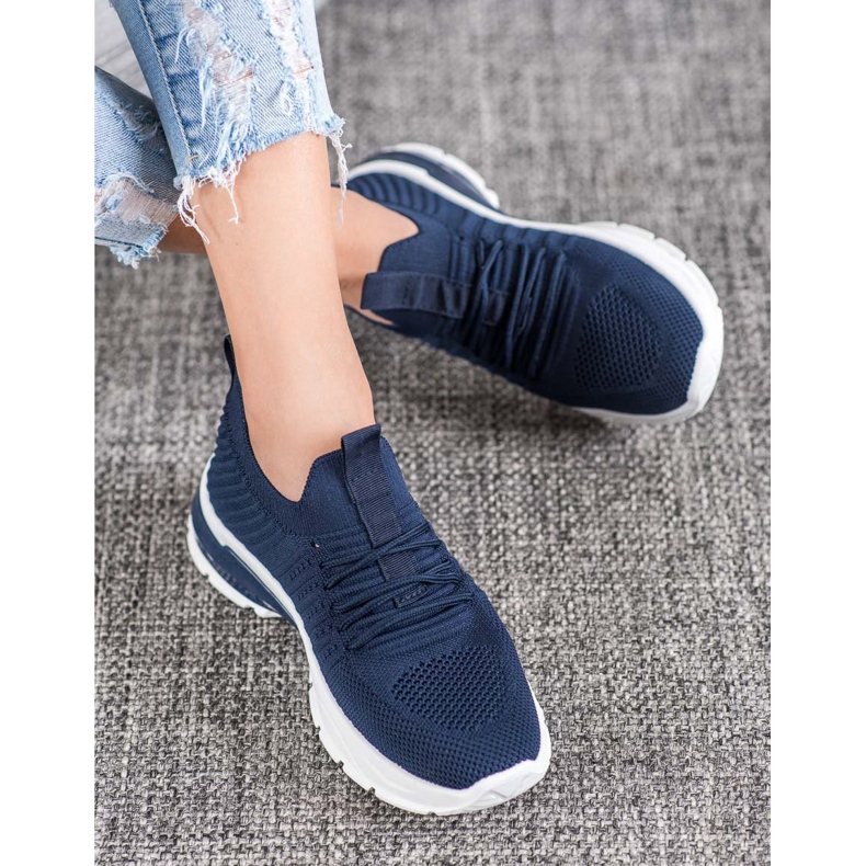 Bella Paris Sneakers traforate blu 2