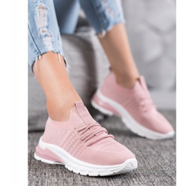 Bella Paris Sneakers traforate rosa 1