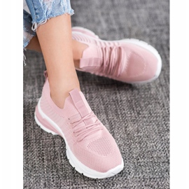 Bella Paris Sneakers traforate rosa 2