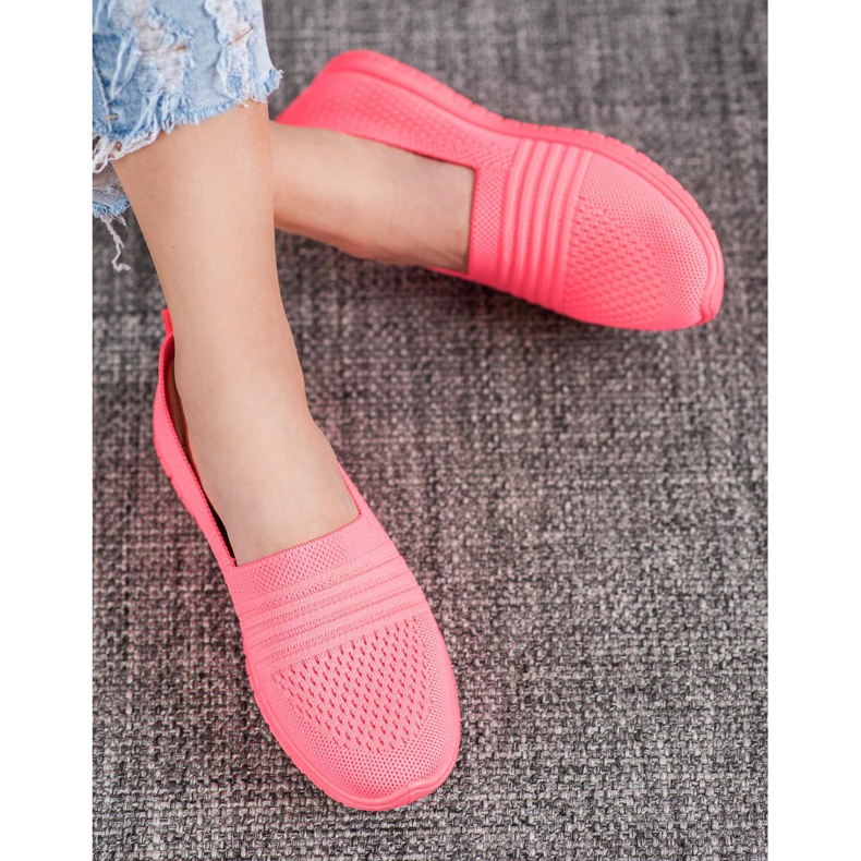 SHELOVET Comodi slip traforati rosa 1