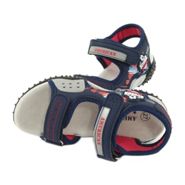 American Club Sandali Inserto in pelle HL21/20 blu navy 4